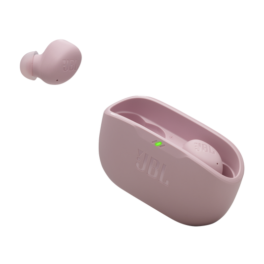 JBL Wave Buds 2 - Pink - True Wireless Noise Cancelling Earbuds - Detailshot 2 image number null